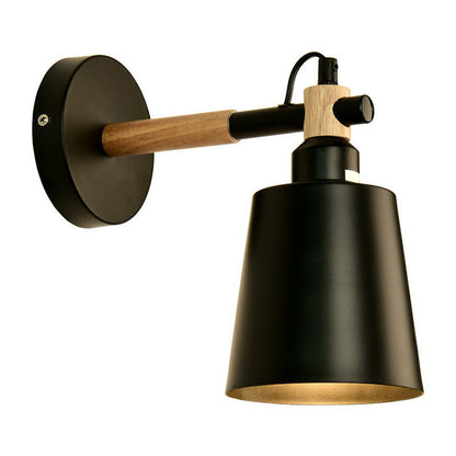Vivolux | Tapered Shade Metallic Wandlamp Simplistisch 1 Hoofd Wandverlichting Fixture voor Slaapkamer