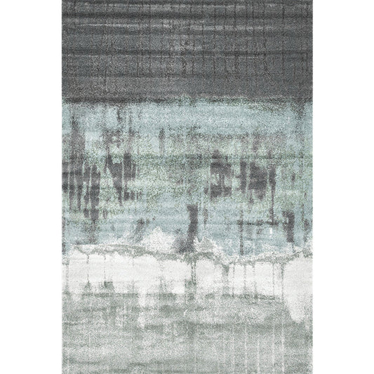 Vivolux | Cyberpunk Abstract Lines Print Teppich Mehrfarbiger Polypropylen Teppich Fleckenresistent Rutschfest Haustierfreundlicher Teppich für Zuhause