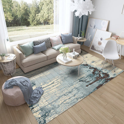 Vivolux | Steampunk Woonkamer Tapijt Meerkleurig Rustieke Oppervlakte Look Tapijt Synthetisch Vlekbestendig Antislip Huisdiervriendelijk Binnen Tapijt