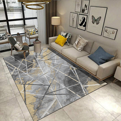 Vivolux | Steampunk Woonkamer Tapijt Meerkleurig Rustieke Oppervlakte Look Tapijt Synthetisch Vlekbestendig Antislip Huisdiervriendelijk Binnen Tapijt
