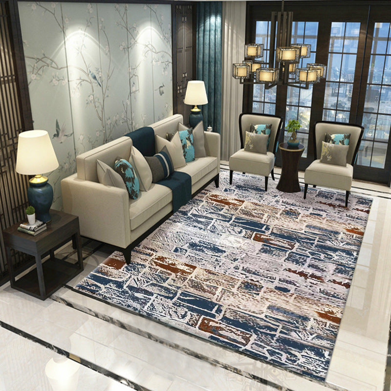 Vivolux | Klassiek industrieel stijl tapijt Multicolor Postmodern tapijt Vlekbestendig Huisdier vriendelijk Antislip tapijt voor kamers