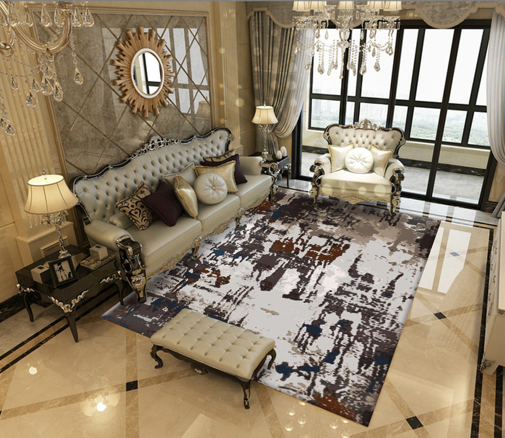 Vivolux | Klassiek industrieel stijl tapijt Multicolor Postmodern tapijt Vlekbestendig Huisdier vriendelijk Antislip tapijt voor kamers