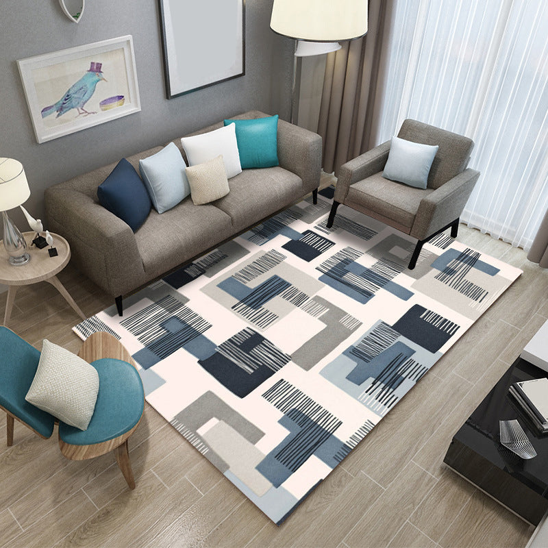 Vivolux | Klassiek industrieel stijl tapijt Multicolor Postmodern tapijt Vlekbestendig Huisdier vriendelijk Antislip tapijt voor kamers