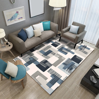 Vivolux | Klassiek industrieel stijl tapijt Multicolor Postmodern tapijt Vlekbestendig Huisdier vriendelijk Antislip tapijt voor kamers