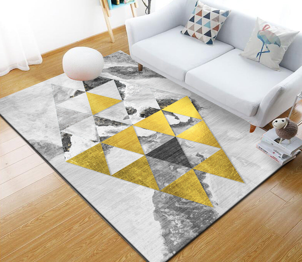 Vivolux | Stijlvol Multi Kleuren Industrieel Tapijt Polyester Geometrisch Tapijt Huisdiervriendelijk Antislip Ondergrond Vlekbestendig Tapijt voor Hu decor