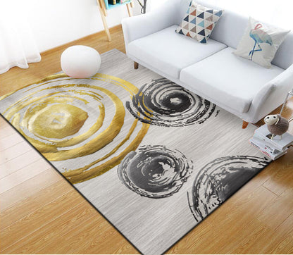 Vivolux | Stijlvol Multi Kleuren Industrieel Tapijt Polyester Geometrisch Tapijt Huisdiervriendelijk Antislip Ondergrond Vlekbestendig Tapijt voor Hu decor