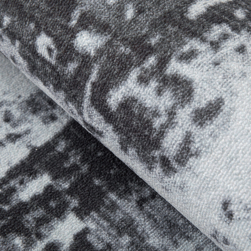 Vivolux | Cyberpunk Rostiger Look Teppich Mehrfarbiger Polypropylen Teppich Fleckenresistent Rutschfest Waschbarer Teppich für Gästezimmer