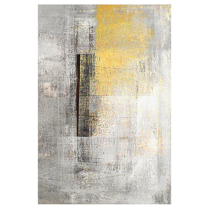 Vivolux | Cyberpunk Rostiger Look Teppich Mehrfarbiger Polypropylen Teppich Fleckenresistent Rutschfest Waschbarer Teppich für Gästezimmer