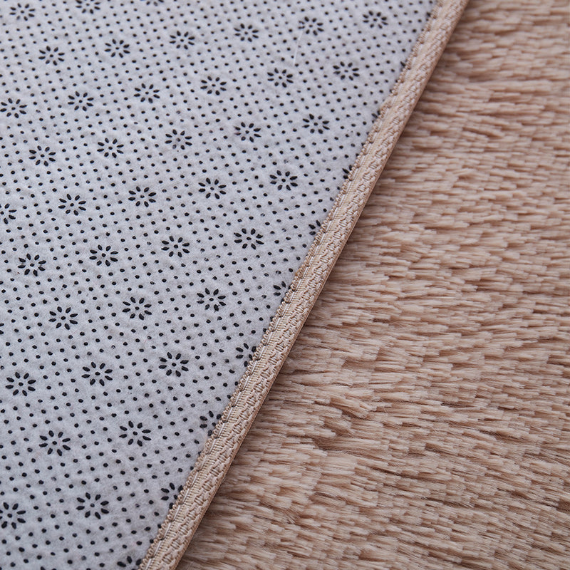 Vivolux | Multifarbener Wohnbereich Teppich Nordic Schlichter Teppich Flauschig Maschinenwaschbar Fleckenresistent Rutschfeste Rückseite Teppich mit Geflochtenem Rand