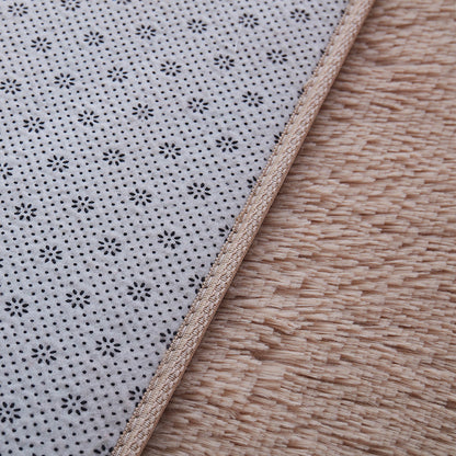 Vivolux | Multifarbener Wohnbereich Teppich Nordic Schlichter Teppich Flauschig Maschinenwaschbar Fleckenresistent Rutschfeste Rückseite Teppich mit Geflochtenem Rand