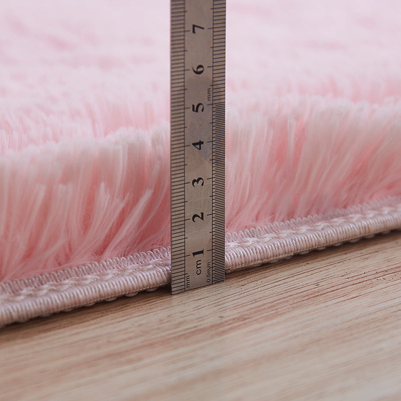 Vivolux | Multifarbener Wohnbereich Teppich Nordic Schlichter Teppich Flauschig Maschinenwaschbar Fleckenresistent Rutschfeste Rückseite Teppich mit Geflochtenem Rand