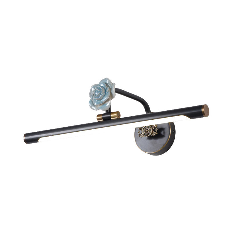 Vivolux | Zwart/Antiek Messing Verlengd Vanity Licht Armatuur Klassiek Metaal LED 14"/18"/23" W Badkamer Wandlamp in Wit/Warm/Natuurlijk Licht