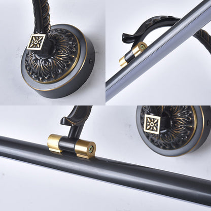 Vivolux | 14"/18"/23" Brede Verlengde Vanity Lamp Traditionele LED Metaal Zwart/Antiek Messing Wandlamp Lichtarmatuur voor Badkamer