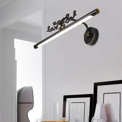 Vivolux | Verlengde Vanity Verlichting Traditionele 14"/18"/23" W LED Metalen Wandlamp voor Badkamer in Zwart/Antiek Messing