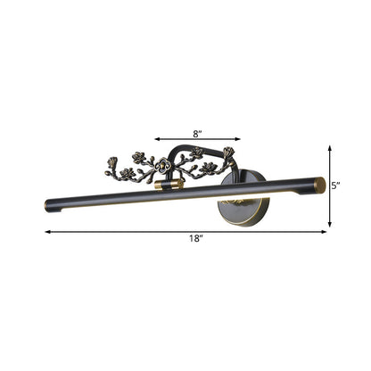 Vivolux | Verlengde Vanity Verlichting Traditionele 14"/18"/23" W LED Metalen Wandlamp voor Badkamer in Zwart/Antiek Messing