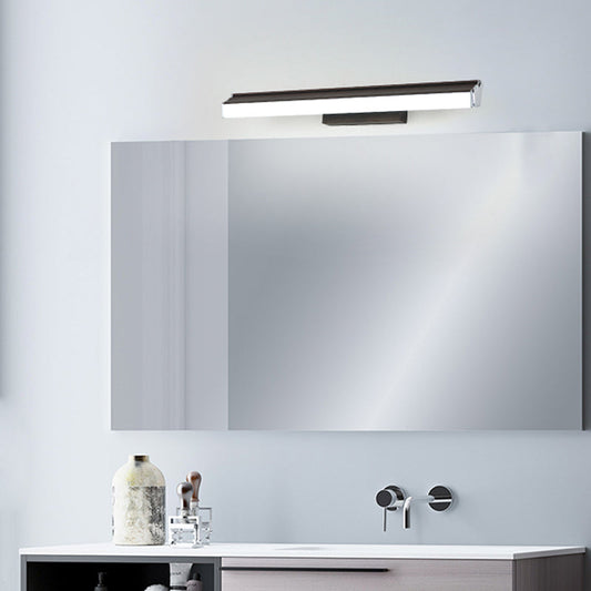 Vivolux | 16"/22.5" Breite Braune Verlängerte Vanity Licht Armatur Klassische Metall LED Badezimmer Wandleuchte Lampe in Weiß/Warmes Licht