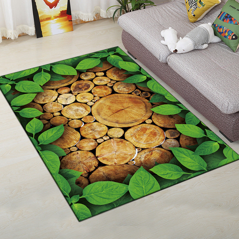 Vivolux | Mehrfarbiger moderner Teppich Polyester digitale Grafik Bodenmatte rutschfeste Rückseite tierfreundlicher waschbarer Teppich für Gästezimmer