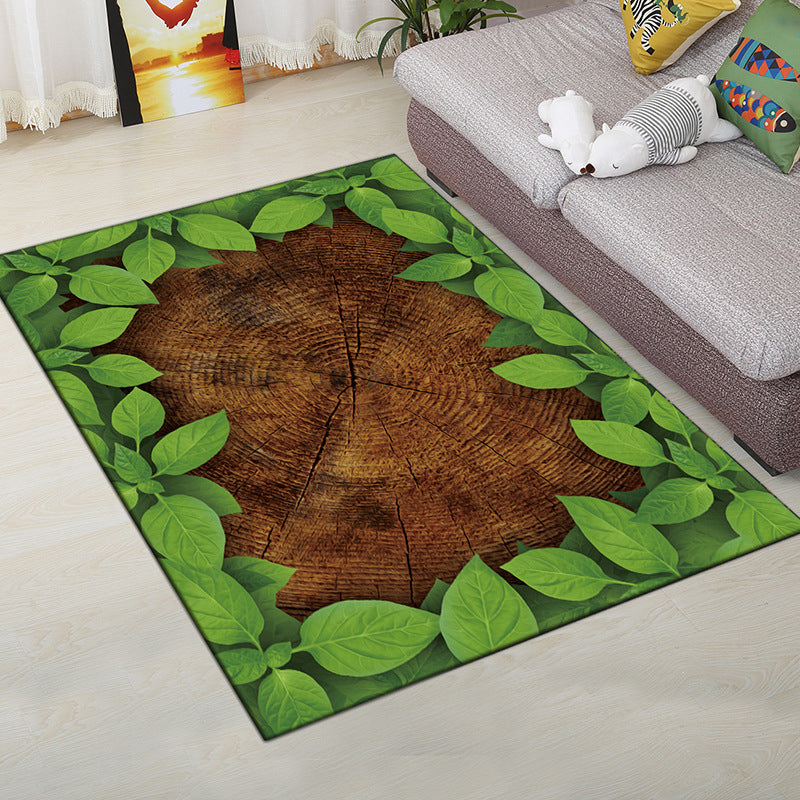 Vivolux | Mehrfarbiger moderner Teppich Polyester digitale Grafik Bodenmatte rutschfeste Rückseite tierfreundlicher waschbarer Teppich für Gästezimmer