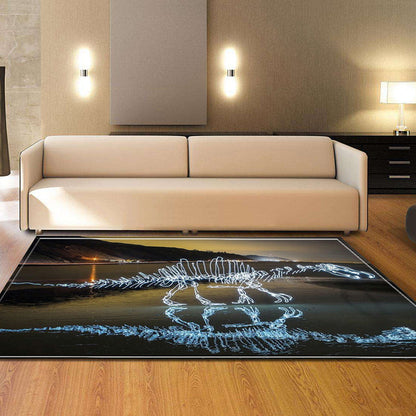 Vivolux | Trendy Hedendaagse Binnenkleed Multi Kleurig Grafisch Print Kleed Antislip Machine Wasbaar Vlekbestendig Kleed voor Woonkamer