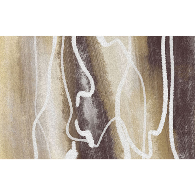 Vivolux | Beruhigende Mehrfarbige Nordische Teppich Synthetik Geometrischer Teppich Waschbar Fleckenresistent Rutschfeste Unterlage Teppich für Wohnzimmer