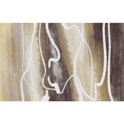 Vivolux | Beruhigende Mehrfarbige Nordische Teppich Synthetik Geometrischer Teppich Waschbar Fleckenresistent Rutschfeste Unterlage Teppich für Wohnzimmer