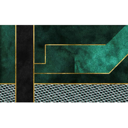 Vivolux | Retro agaat schijf print tapijt Multicolor mid-century tapijt synthetisch antislip achterkant vlekbestendig wasbaar tapijt voor woningdecoratie