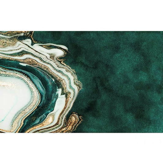 Vivolux | Retro agaat schijf print tapijt Multicolor mid-century tapijt synthetisch antislip achterkant vlekbestendig wasbaar tapijt voor woningdecoratie