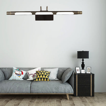 Vivolux | Bronzen Verlengde Wandlamp Klassiek Metaal LED Badkamerscone Lamp in Wit/Warm Licht, 21"/26" B