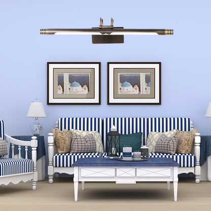 Vivolux | LED Linear Vanity Light Fixture Klassische Bronze Metall Wandleuchte Lampe in Weiß/Warmlicht, 21"/26" B