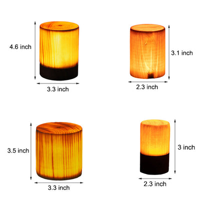 Vivolux | LumiWood – LED-Tischleuchte mit Akku und Touch-Steuerung