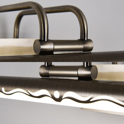 Vivolux | 20.5"/25.5"/28" W LED lineaire vanity wandlamp klassieke brons/ messing metalen muur gemonteerde lamp in wit/warm licht