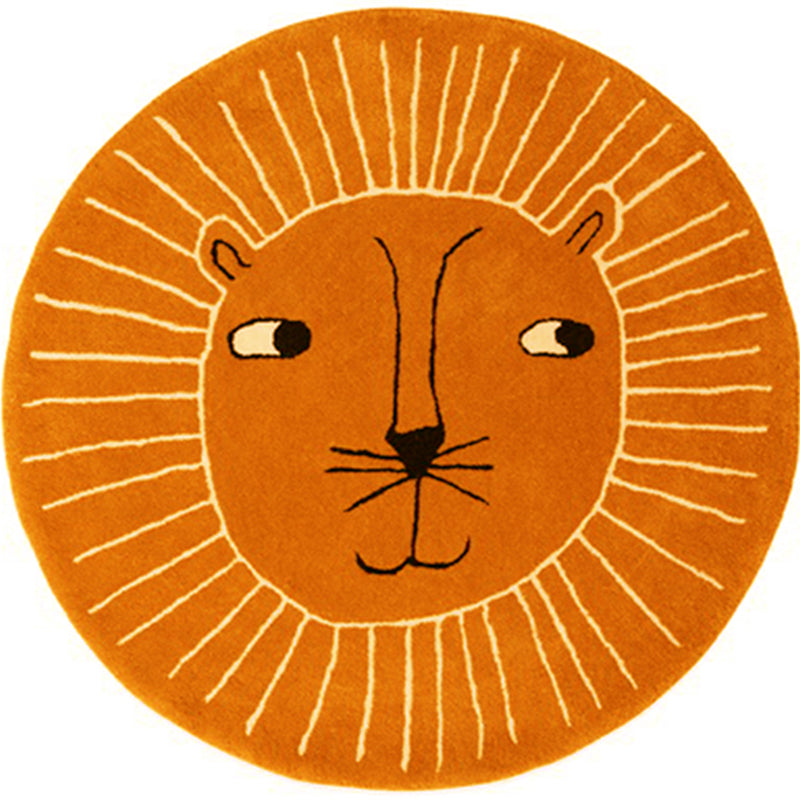 Vivolux | Meerkleurig kinder kamer tapijt Ontspannende dierenprint tapijt van katoenmix met anti-slip achterkant Binnen tapijt