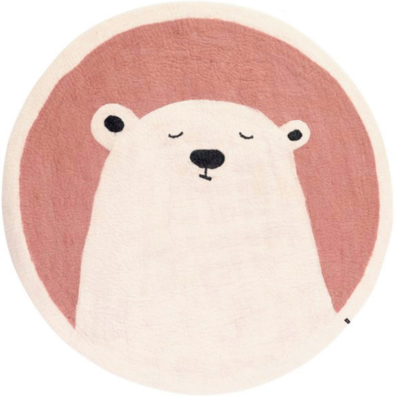 Vivolux | Meerkleurig kinder kamer tapijt Ontspannende dierenprint tapijt van katoenmix met anti-slip achterkant Binnen tapijt