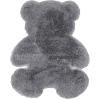 Vivolux | Bärform Teppich einfarbig Mehrfarben beruhigender Teppich aus Baumwollmischung tierfreundlicher maschinenwaschbarer Teppich für das Kinderzimmer