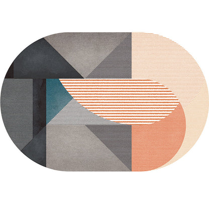 Vivolux | Eenvoudig Luxe Tapijt Multi Gekleurde Geometrische Patroon Gebiedstapijt Gemakkelijk Onderhoud Huisdiervriendelijk Binnen Tapijt voor Woonkamer