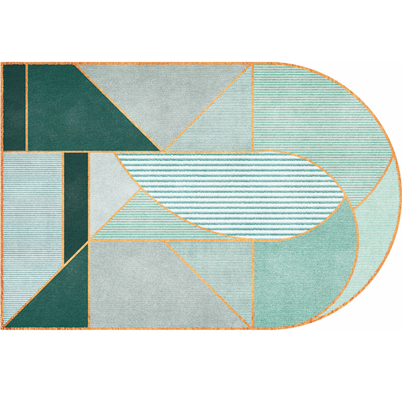 Vivolux | Eenvoudig Luxe Tapijt Multi Gekleurde Geometrische Patroon Gebiedstapijt Gemakkelijk Onderhoud Huisdiervriendelijk Binnen Tapijt voor Woonkamer