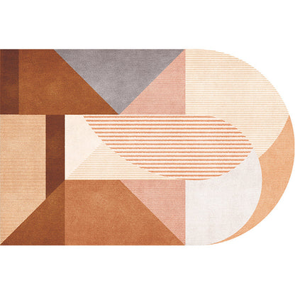 Vivolux | Eenvoudig Luxe Tapijt Multi Gekleurde Geometrische Patroon Gebiedstapijt Gemakkelijk Onderhoud Huisdiervriendelijk Binnen Tapijt voor Woonkamer