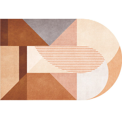 Vivolux | Eenvoudig Luxe Tapijt Multi Gekleurde Geometrische Patroon Gebiedstapijt Gemakkelijk Onderhoud Huisdiervriendelijk Binnen Tapijt voor Woonkamer