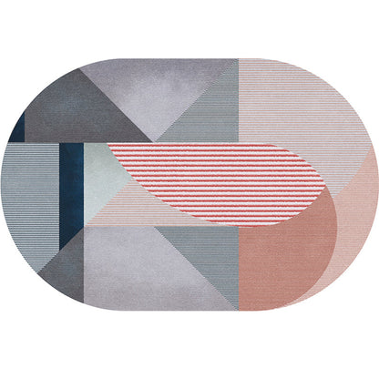 Vivolux | Eenvoudig Luxe Tapijt Multi Gekleurde Geometrische Patroon Gebiedstapijt Gemakkelijk Onderhoud Huisdiervriendelijk Binnen Tapijt voor Woonkamer