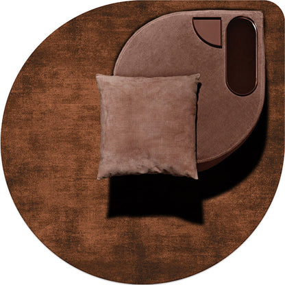 Vivolux | Irreguläre Form Solide Farbe Teppich Mehrfarbig Einfacher Teppich Baumwollmischung Rutschfeste Unterlage Innen Teppich zur Dekoration