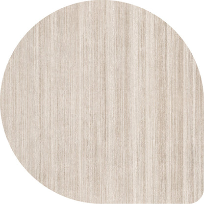 Vivolux | Irreguläre Form Solide Farbe Teppich Mehrfarbig Einfacher Teppich Baumwollmischung Rutschfeste Unterlage Innen Teppich zur Dekoration