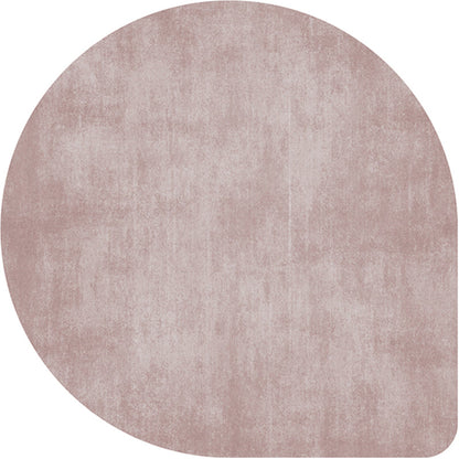 Vivolux | Irreguläre Form Solide Farbe Teppich Mehrfarbig Einfacher Teppich Baumwollmischung Rutschfeste Unterlage Innen Teppich zur Dekoration