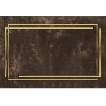 Vivolux | Einfache geometrische Musterteppich mehrfarbig nordischer Teppich Polypropylen rutschfeste Unterlage waschbarer Teppich für Dekoration