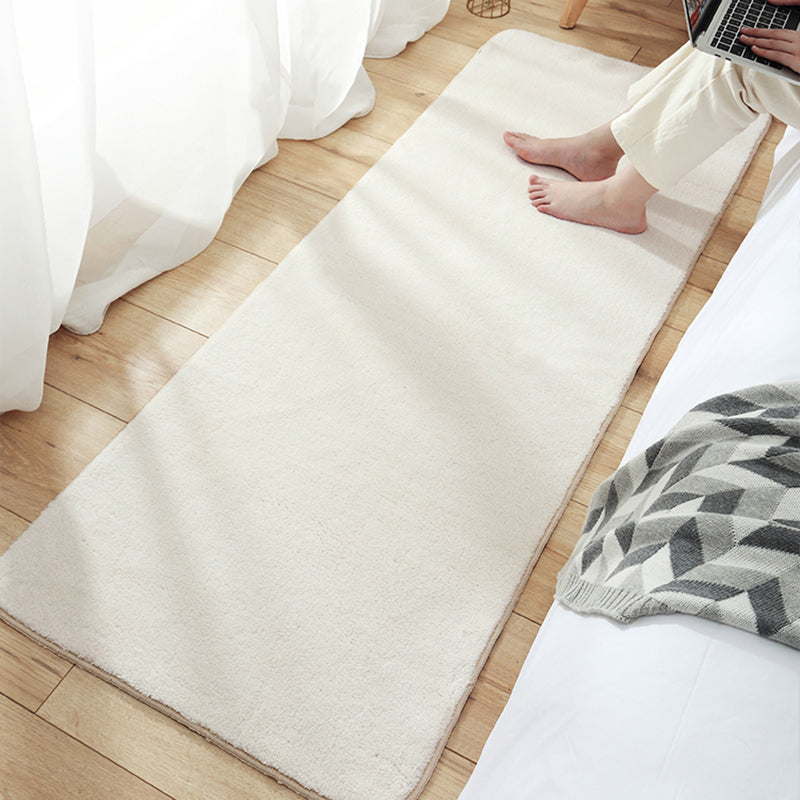 Vivolux | Entspannender Schlafzimmerteppich Mehrfarbig Einfache Teppich Lammwolle Antirutschrücken Pflegeleicht Waschbarer Innenraumteppich