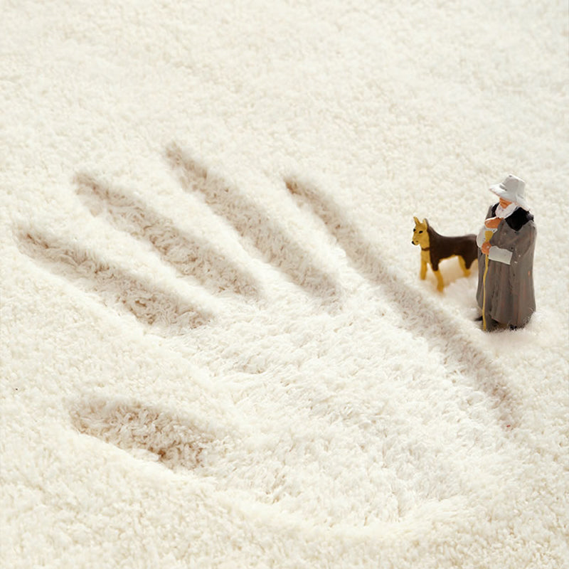 Vivolux | Entspannender Schlafzimmerteppich Mehrfarbig Einfache Teppich Lammwolle Antirutschrücken Pflegeleicht Waschbarer Innenraumteppich