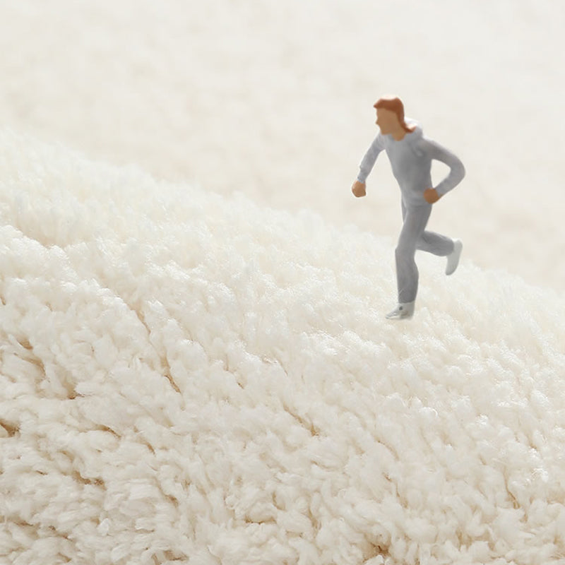 Vivolux | Entspannender Schlafzimmerteppich Mehrfarbig Einfache Teppich Lammwolle Antirutschrücken Pflegeleicht Waschbarer Innenraumteppich