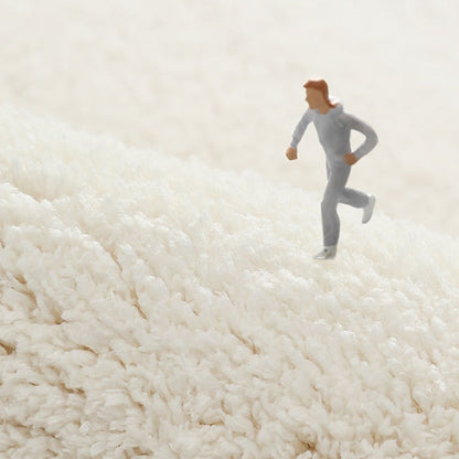 Vivolux | Entspannender Schlafzimmerteppich Mehrfarbig Einfache Teppich Lammwolle Antirutschrücken Pflegeleicht Waschbarer Innenraumteppich