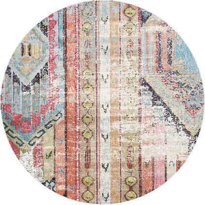 Vivolux | Eenvoudig Trendy Tapijt Multi Gekleurde Abstracte Print Binnen Tapijt Anti-Slip Achterkant Vlekbestendige Vloerkleed voor Decoratie