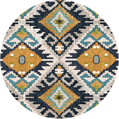 Vivolux | Eenvoudig Trendy Tapijt Multi Gekleurde Abstracte Print Binnen Tapijt Anti-Slip Achterkant Vlekbestendige Vloerkleed voor Decoratie