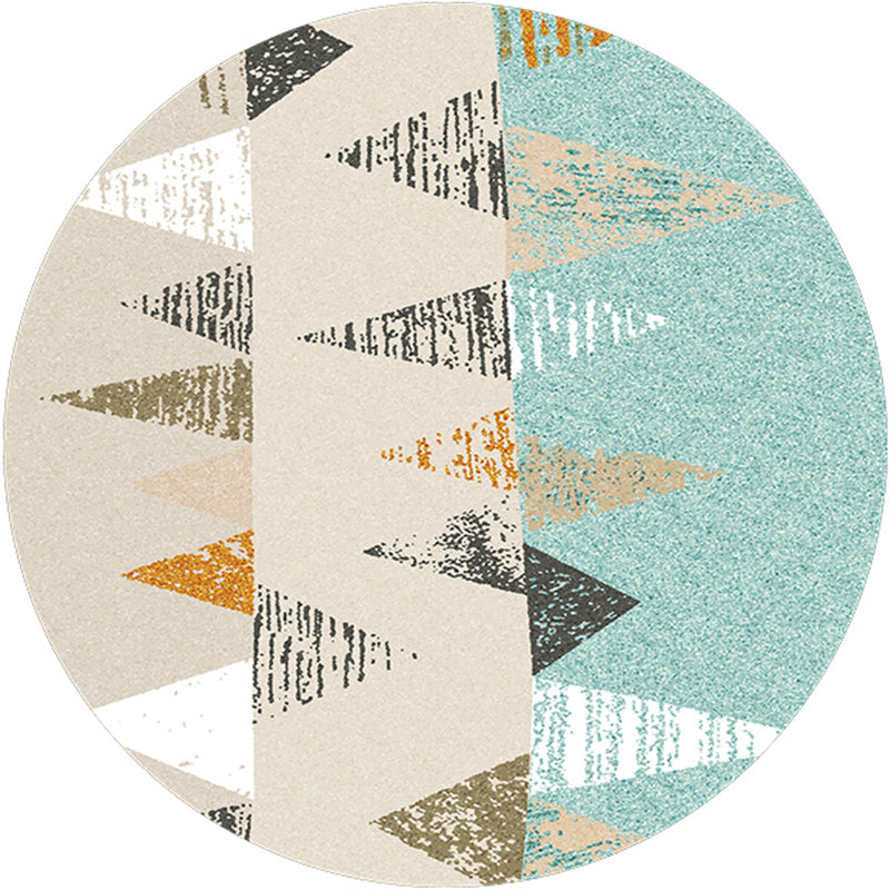 Vivolux | Eenvoudig Trendy Tapijt Multi Gekleurde Abstracte Print Binnen Tapijt Anti-Slip Achterkant Vlekbestendige Vloerkleed voor Decoratie